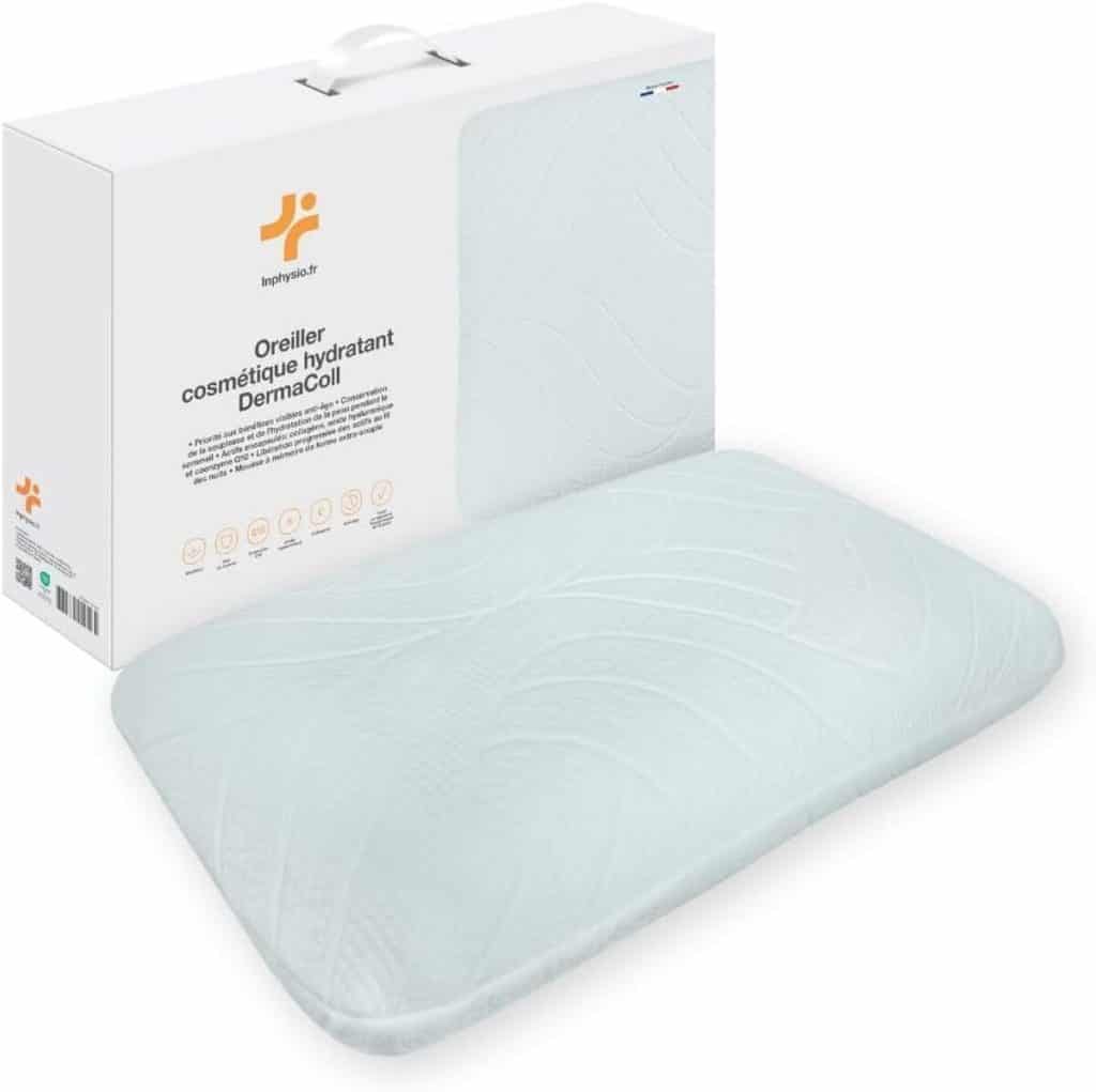 Test : oreiller cosmétique hydratant DermaColl d'Inphysio - anti-âge et confort