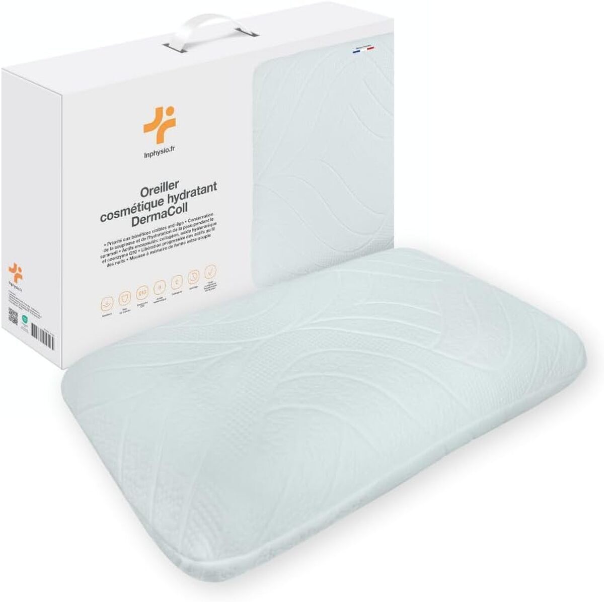 Test : oreiller cosmétique hydratant DermaColl d'Inphysio - anti-âge et confort