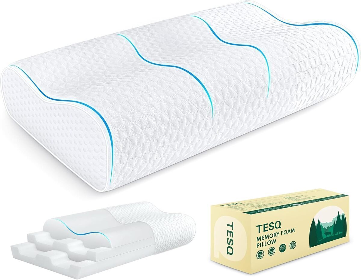 Test TESQ oreiller ergonomique cervical : confort sur mesure