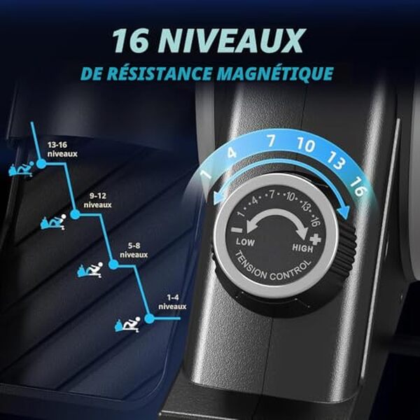 Découvrez notre test complet du rameur magnétique Dskeuzeew avec ses 16 niveaux de résistance et son affichage LED. Avis détaillé, avantages et performances.