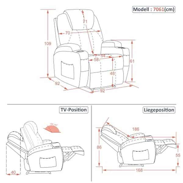 Découvrez le fauteuil relaxation électrique M MCombo 7061 en gris chenille : confort premium, technologie motorisée et design moderne pour votre intérieur.