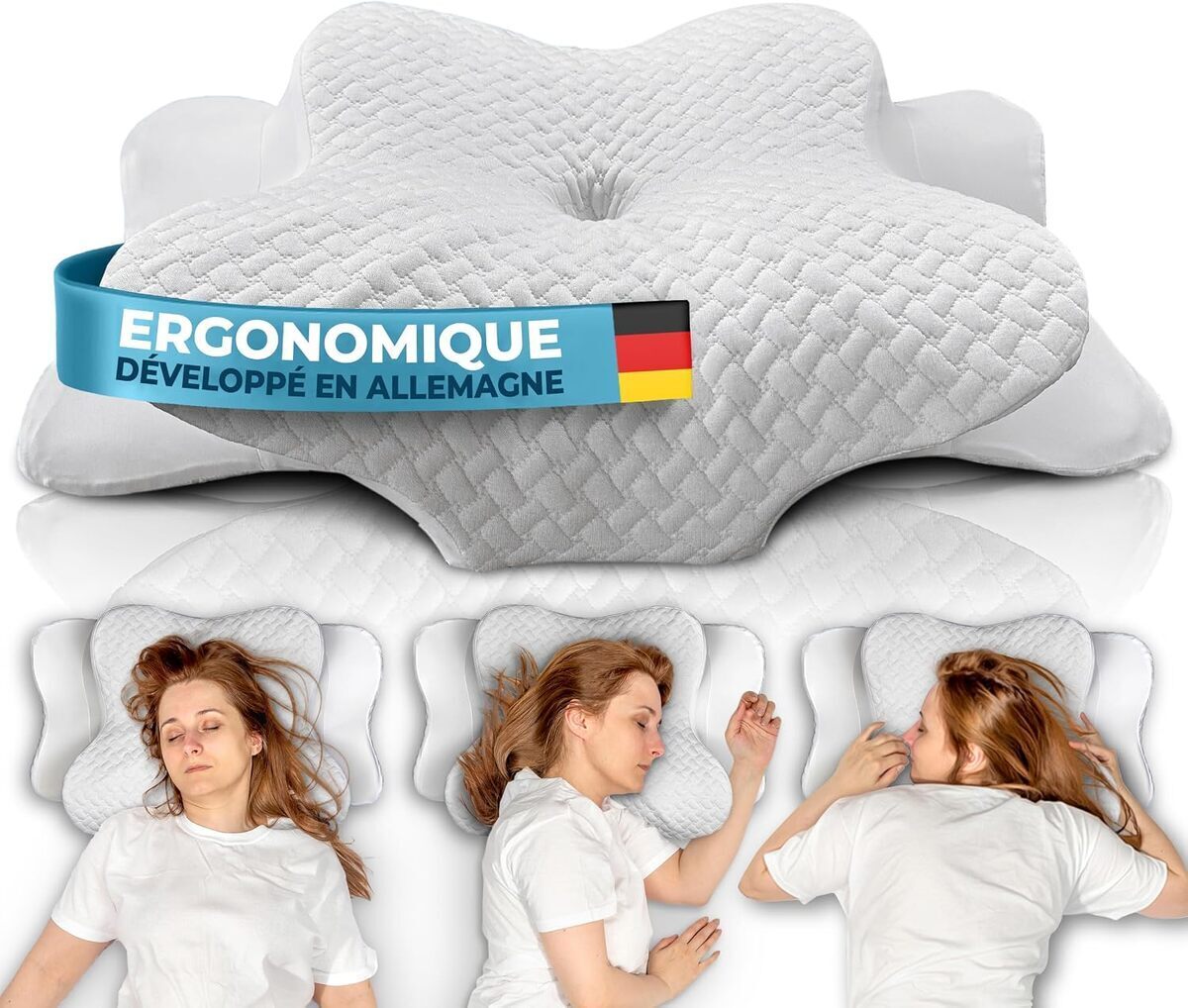 Test de l'oreiller ergonomique Glückstoff® : confort optimal pour cervicales