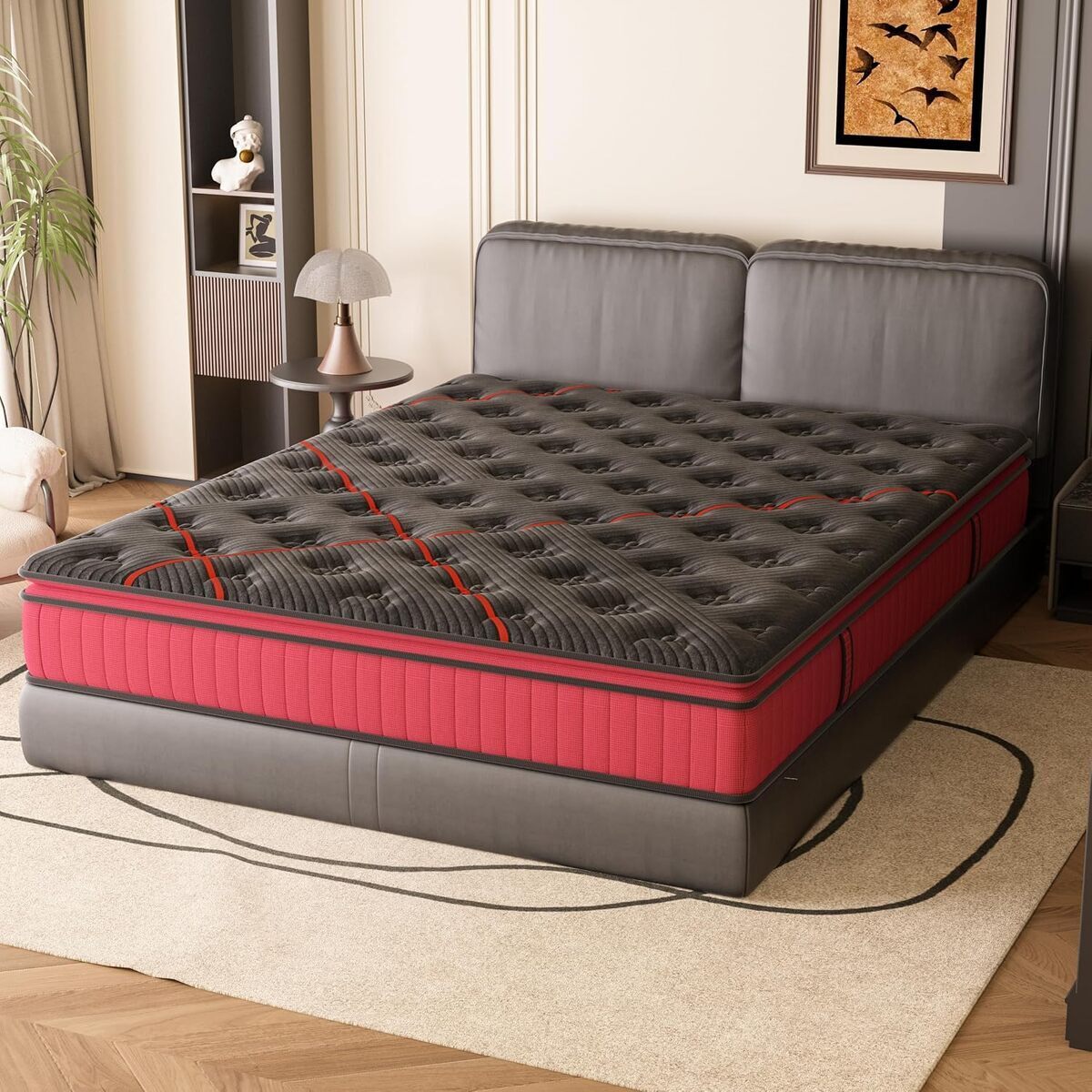 Test du matelas Dewinner hybride 140x190 cm, confort et fermeté