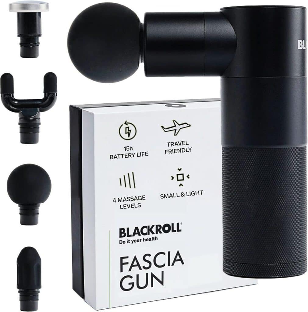 Test du pistolet de massage blackroll fascia gun : efficacité polyvalente